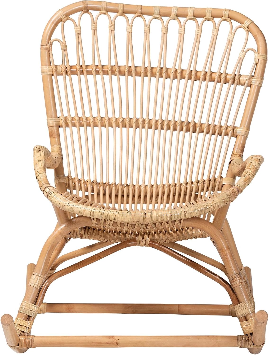 Mahin Natural Rattan Rocking Chair