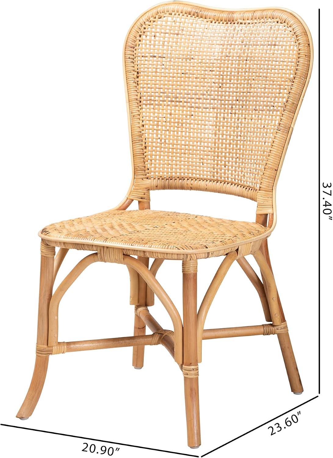 Irene Natural Rattan Dining Chair