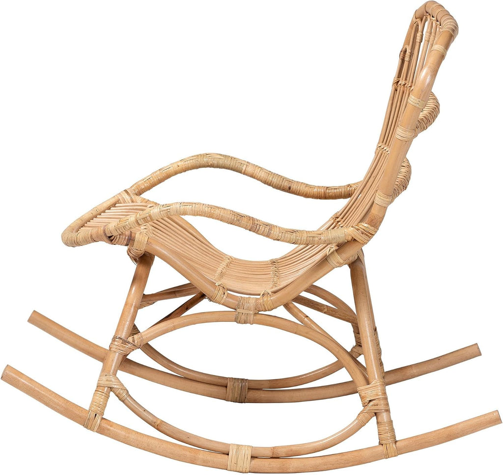 Mahin Natural Rattan Rocking Chair
