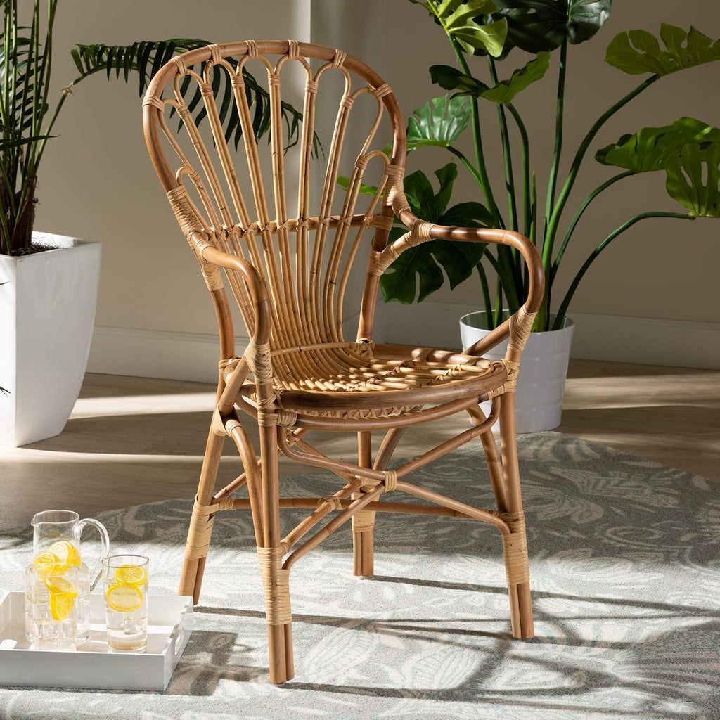Sheraton Honey Rattan Dining Chair