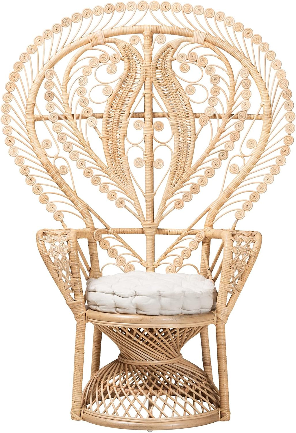 Fedra Natural Rattan Peacock Chair
