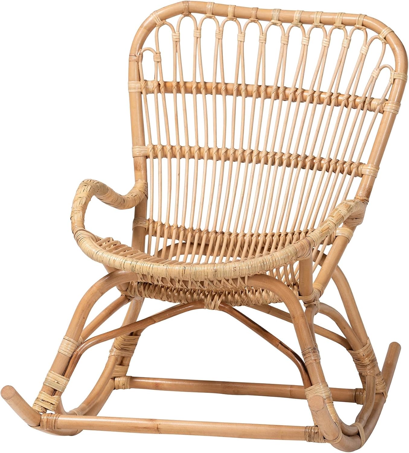 Mahin Natural Rattan Rocking Chair