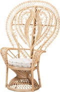 Fedra Natural Rattan Peacock Chair
