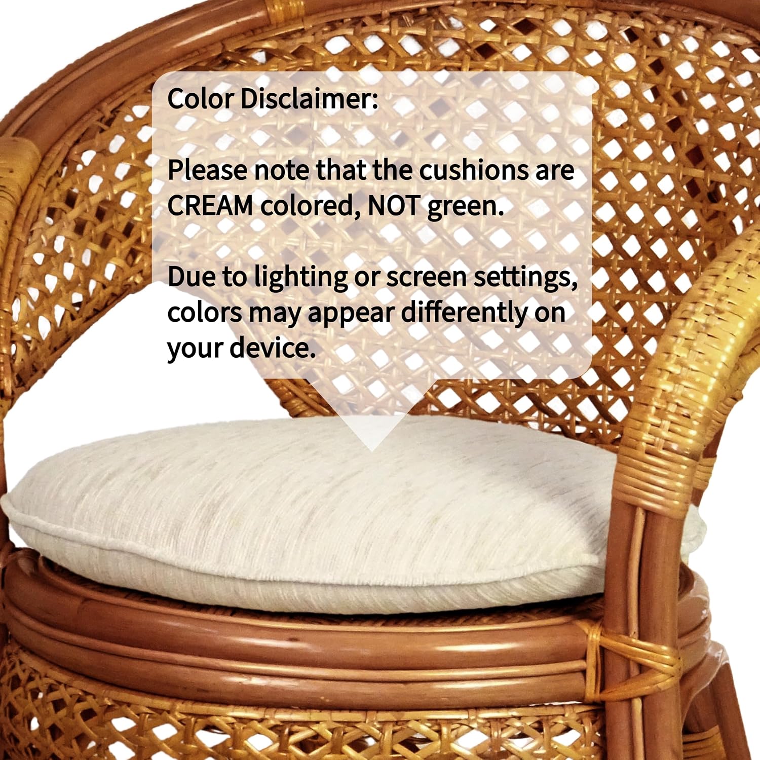 Handmade Rattan Dining Chair, Colonial